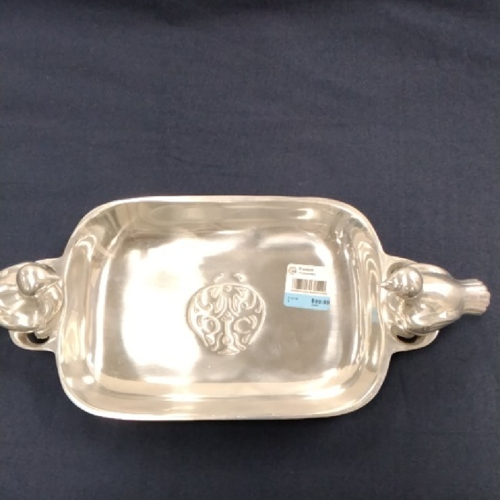 Elegant Silver Plated Serving Dish